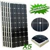 Kit Fotovoltaico 3KW Giornaliero 5 pannelli 100watt Pwm Isola Solare