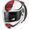 Givi casco modulare X.27 Dimension - Nero opaco / Bianco / Rosso