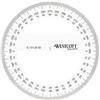 Westcott E-10135 00 Goniometro, circonferenza intera, plastica, 10 cm, trasparente