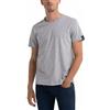 Replay T-shirt da uomo a maniche corte con girocollo, grigia (Dark Grey Melange M03), S