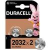 Duracell Batterie Litio a Bottone Duracell DL/CR2032 2pz