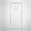 Mr Cartridge Cover Trasparente per Huawei Mate 30 Pro con Bordo Bianco Custodia Rinforzata