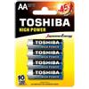 Toshiba Batterie Stilo Toshiba LR6GCP BP-4 AA Alcaline 4pz