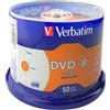 Verbatim Kit 50pz DVD-R Stampabili Verbatim 4,7GB Velocità: 16x