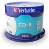 Verbatim Kit 50pz CD-R Stampabili Verbatim 700mb Velocità: 52x
