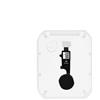 Mr Cartridge Tasto Smart Home Flat ripristino per iPhone 7/7 Plus/8/8 Plus/SE 2020 Nero