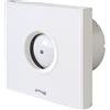 La Ventilazione GIOTTO10B Aspiratore Elicoidale Design Extra Piatto, Bianco, per Foro diametro 100 mm / 4