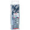 Bosch Accessories 2608577272 HSS PointTeQ (10,4 x 87 x 133 mm) - Set da 5 Pezzi di Punte Elicoidali per Trapano per Metallo, Acciaio, Fusione o Plastica, Grigio (Argento), Ø 10.4 mm