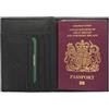 VISCONTI Porta passaporto di pelle. Visconti collezione POLO Blocco RFID 2201 Nero