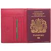 VISCONTI Porta passaporto di pelle. Visconti collezione POLO Blocco RFID 2201 Fucsia