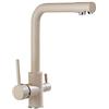 ZPSPZ Rubinetto Cucina 3 Vie Miscelatore Cucina 3 in 1 Rubinetto Depuratore D'Acqua Girevole in Ottone per Acqua Calda e Fredda-Fiocchi D'Avena