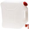 Cao Jerrican Alimentaire + Robinet 20 L, Tanica Alimentare Rubinetto CAD, Bianco