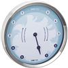 TFA Dostmann Orologio da marea analogico, 60.3029.06, intervallo tra bassa marea e marea, orologio Tide, con telaio in acciaio inox, design marittimo in tonalità blu, blu