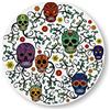 Excelsa Calavera Sottopentola, Ceramica dolomite e sughero, Cm. 16 x 16