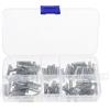 The Lord of the Tools 100PCS Lama per Chiave a Serramanico per Auto con Blocco ad Asse a Molla in Acciaio Inox Lunghezza 20mm Diametro 4mm Diametro Interno 3mm Parti di Ricambio per Lama Chiave