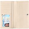 SENDEFN Vera Pelle Portafoglio Donna, Blocco RFID Sottile Carte Credito Portafogli con Finestra ID