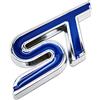 Richard'sJDM 2 adesivi per auto Focus ST Emblem ST Trunk Emblem ST (blu)
