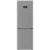 Beko Frigorifero combinato, 366 litri, No Frost, Inox [Classe energetica C]