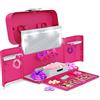Casdon Ultimate Styling Case - Custodia pieghevole con accessori per capelli, specchio luminoso, brochure acconciatura e accessori - Età: 3+ anni