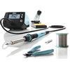 Weller WE 1010 (T0053298390) Kit Stazione di Saldatura Digitale 70W/230V con 2 Punte, Taglierina e Filo di Saldatura, Intervallo di Temperatura 100°C - 450°C