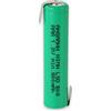 Ansmann, batteria Ni-MH LSD, testa piatta con etichette AAA 800mAh blue