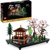 LEGO 10315 Icons Il Giardino Tranquillo, Kit Giardino Botanico Zen per Adulti con Fiori di Loto, Regalo per Donna e Uomo Fan del Giardinaggio Giapponese, Decorazione da Scrivania Personalizzabile