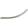 OBF Grimme Basic 72139619 - Maniglia per cassetti Ingenio (curva), ø 10 mm, larghezza 225 mm, manico in acciaio inox effetto argento, distanza tra i fori 192 mm