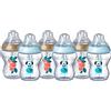 Tommee Tippee Biberon Closer to Nature, 260 ml, flusso lento 0m+, 6 pezzi,  decorato azzurro