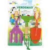 Verdemax Set Completo di 3 Attrezzi con Manico Corto per Bambini