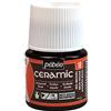 Pebeo - Ceramica - Colore Opaco per Terracotta, Ceramica - Flacone da 45 ml - Rosso Marrone