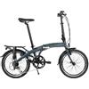 U.GO Dare U-Go D7 Folding Bike 20, Bici Pieghevoli Unisex-Adult, Grey, Uni