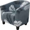 uyeoco Copripoltrona 1 Posto Elasticizato,Fodere Copripoltrona Universale,Copripoltrona da Cocktail Chesterfield Rimovibile Lavabile Antiscivolo per Bancone Soggiorno Tullsta (Color : #37)