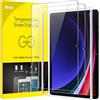 JETech Pellicola Protettiva per Samsung Galaxy Tab S9 11 Pollici e Galaxy Tab S10 Lite / S10 FE / S9 FE 10,9 Pollici, con Strumento di Installazione Facile, Vetro Temperato, HD Chiaro, Pacco da 2