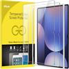 JETech Pellicola Protettiva per Samsung Galaxy Tab S10 Ultra/Tab S9 Ultra 14,6 Pollici con Strumento di Installazione Facile, Vetro Temperato, HD Chiaro, Pacco da 2