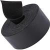 GORGECRAFT 2m X 25mm Strisce di Pelle di Bufalo Nera Opaca Finta Grana Cinturino in Pelle Piatta Rotolo di Pelle su Un Lato Rotolo di Pelle Sintetica per Gioielli Bracciali Collana Fasce per Cappelli