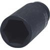 KS Tools 515.1125 Bussola Esagonale per Avvitatori ad Impulsi, Lunga, 25 mm, 1/2