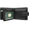 VISCONTI Portafoglio con Chiusura a Linguetta in Pelle Visconti Collezione Heritage STRAND Blocco RFID HT13 Nero