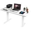 Duronic TT160 WE Piano scrivania - Ripiano scrivania 160x60x1,9cm- Compatibile con telai da scrivania Piano di lavoro per ufficio ergonomico | Bianco