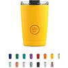 Cool Bottles - Tumbler - Bicchiere Termico in Acciaio Inossidabile - 330 ml - Vivid Yellow - Tazza da Caffè - Coperchio Ermetico - Bevande Fredde 10 ore e Calde 5 ore - Finitura Antimacchia
