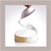Lucgel Stampo Teglia Plastica Monouso per Semifreddi Cheesecake Torte Dessert One Strip Dm220H40mm - 10 pezzi -