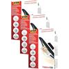 Fellowes Pouches, Transparent, Formato 60 x 90 mm (Confezione da 3)