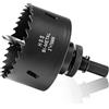 ITOOLFIRM Seghe a tazza da 76 mm per metallo e legno, 3 pollici HSS bimetallo, taglio rotondo con profondità di taglio di 40 mm, per acciaio, ferro, alluminio, soffitti, cartongesso e cartongesso