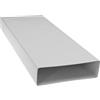 Vent Systems 204 x 60 mm, lunghezza 1 m, attacco rettangolare per tubo di collegamento tubo, condotto di scarico o condotto dell'aria di mandata. Sistema di riscaldamento o raffreddamento