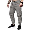Elegancity Pantaloni Cargo Grigio Uomo Pantaloni Chino da Uomo 6 Tasche Jogging Pants con Elastico in Vita XXL