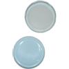 OPIROS Capsule Twist Off Per Barattoli In Vetro Coperchi Per Vasi Vasetti Conserve Marmellate Passate Pomodoro Confetture Casalinghe (Diametro mm.100, Bianchi - Pezzi 5)
