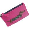 Mala Leather Porta Monete Bassotto in Pelle Mala Leather Collezione BEST FRIENDS 4133_65 Rosa