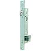 TESA 2210 Serratura da incasso per Profili Metallici, entrata 20 mm, finitura grigio inox, scrocco reversibile
