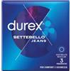 Durex Profilattico durex settebello jeans 3 pezzi