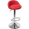 GICOS IMPORT EXPORT SRL SGABELLO HYA MDF ROSSO 820311