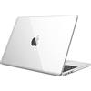 FINTIE Custodia Compatibile con MacBook Air 13.6 Pollici M4/M3/M2 (2025/2024/2022, A3240/A3113/A2681) - Cover Rigid Protettivo Guscio Rigido Case, Trasparente Cristallo
